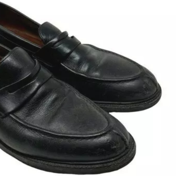ALLEN EDMONDS Randolph Penny Loafers Men's Moc Toe Black Dress Shoes - Picture 6 of 11